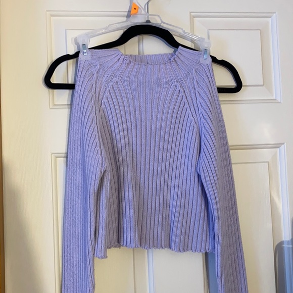 Cropped Knit Sweater - Picture 1 of 4